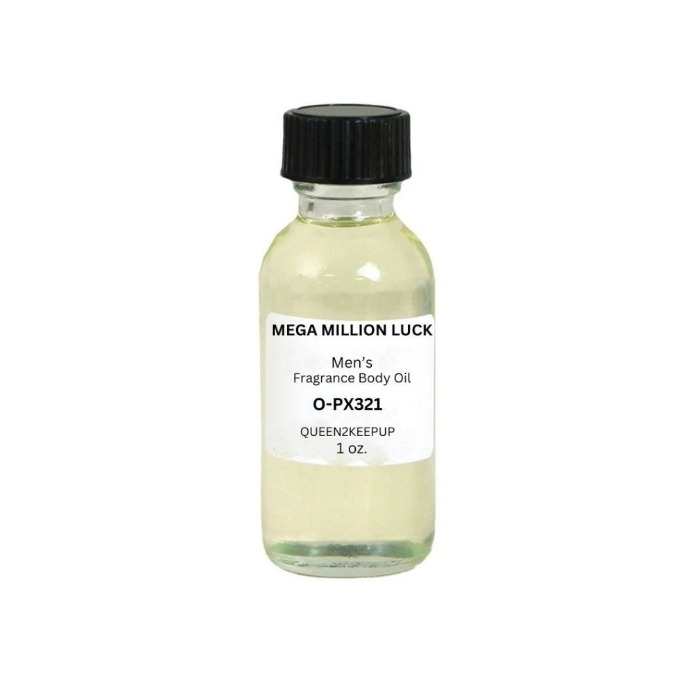 Mega Million Luck (Men) Body Oil 1 oz Fragrance All Natural Pure Uncut Scent